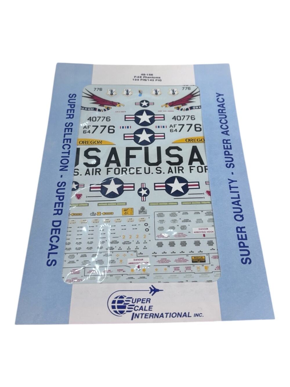 48-156 f-4e phantoms 123 FIS/142 FIG Decal